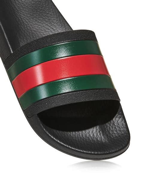 gucci rubber slides|gucci rubber pursuit g slides.